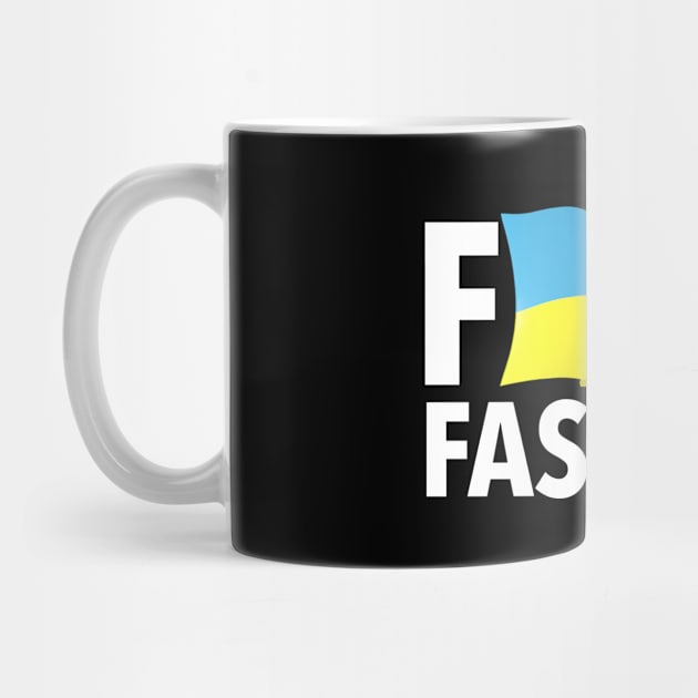 F Fascism - Censored with Ukrainian Flag (wavy) by Tainted